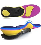 Arch Support Plantar Fasciitis Insoles: Fit Geno Orthotics Inserts for High Arch Pain Relief – He...