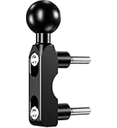 BRCOVAN Aluminum Alloy Mount Base with 1'' TPU Ball for Motorcycle Brake/Clutch Reservoir Compati...
