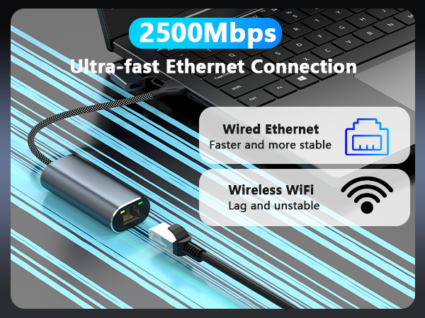 USB to Ethernet Adapter 2.5Gb