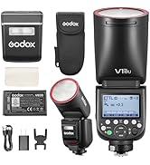 Godox V1Pro-C USA Version Flash for Canon, V1Pro-CU Camera Flash Speedlite with Detachable Sub Fl...