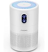 MOOKA Air Purifiers for Home Large Room up to 1076ft², H13 True HEPA Air Filter Cleaner, Odor Eli...
