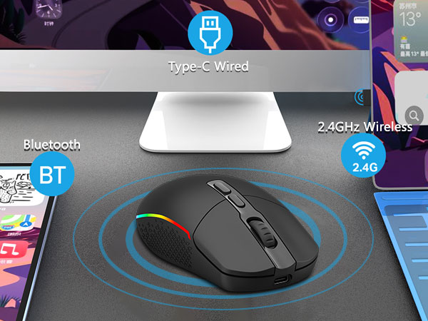 Tri-Mode Wireless Gaming Mouse