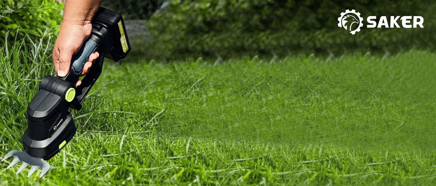 saker hedge trimmers cordless with battery