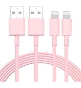 6 ft iPhone Charger 3pack, [Apple MFi Certified] USB to Lightning Cable 6ft, iPhone Charger Cord ...