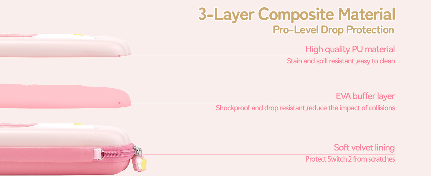 GeekShare Travel Carrying Case Compatible with Switch 2