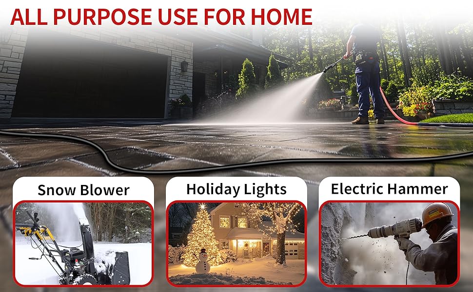 extension cord black