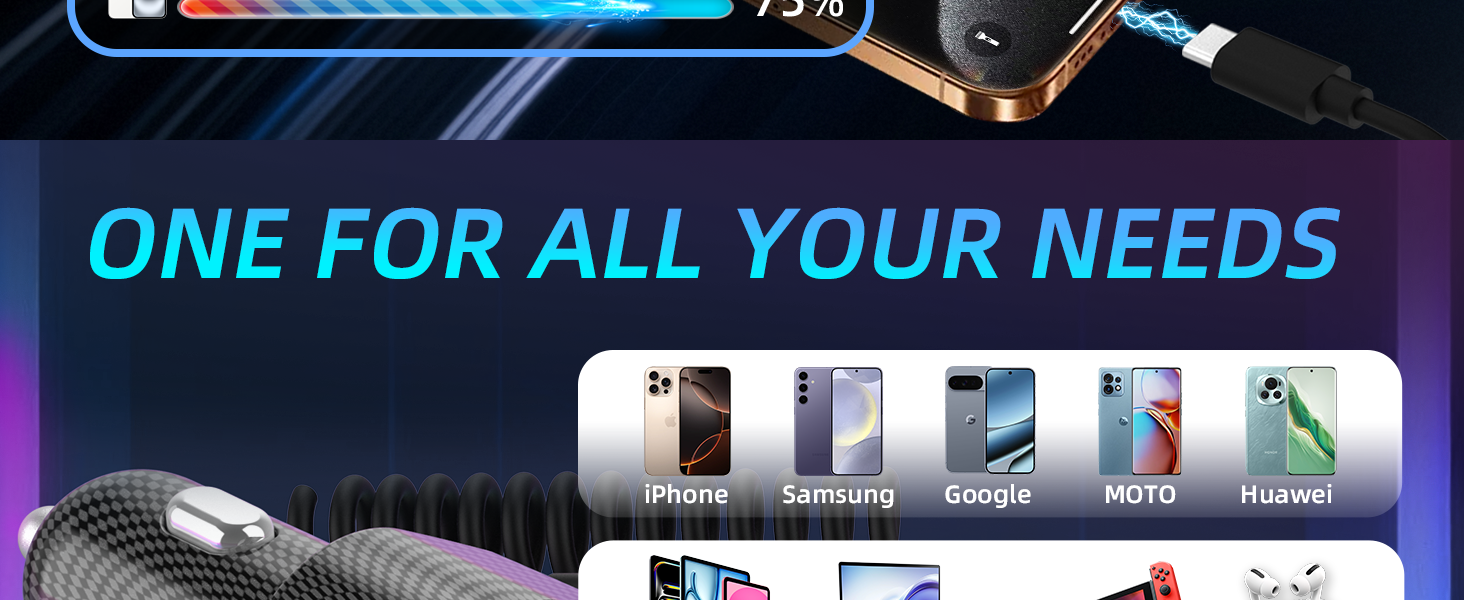 iphone 16 car charger fast charging