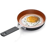 Gotham Steel Mini Egg and Omelet Pan with Ultra Nonstick Titanium &amp; Ceramic Coating - 5.5