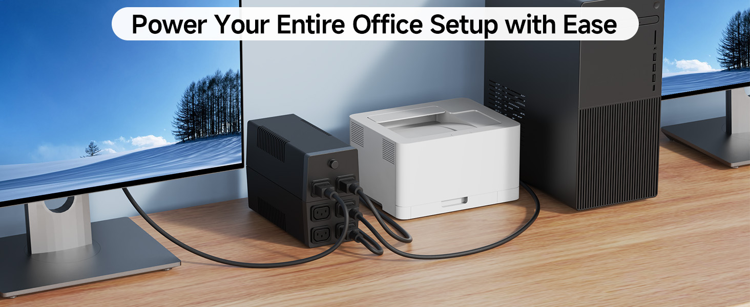 pdu power extension cord for office with ups power supply