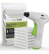 Narbell Cordless Hot Glue Gun with 30 Pcs Glue Sticks &amp; 200 Pcs Mini Hot Glue Sticks