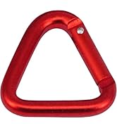 Carabiner Clip, Heavy Duty Auto Locking Clip, Triangle Carabiner, Anti-Rust and Abrasion Resistan...