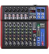 D Debra SI Series Professional Portable Recording Mixer Audio with 99 DSP Digital Effects Mic Pre...