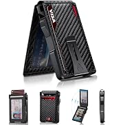 RUNBOX Wallet for Men, Mens Minimalist Wallet Holds 14 Cards, Compact Pop Up Wallet with Dual ID ...