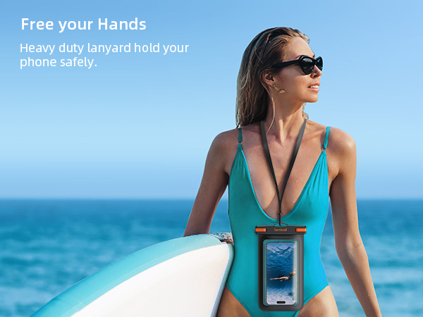 waterproof phone pouch floating