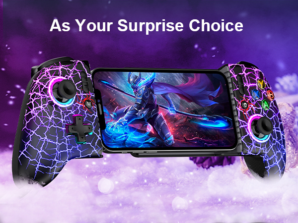 Enjoy console-sized sticks and buttons