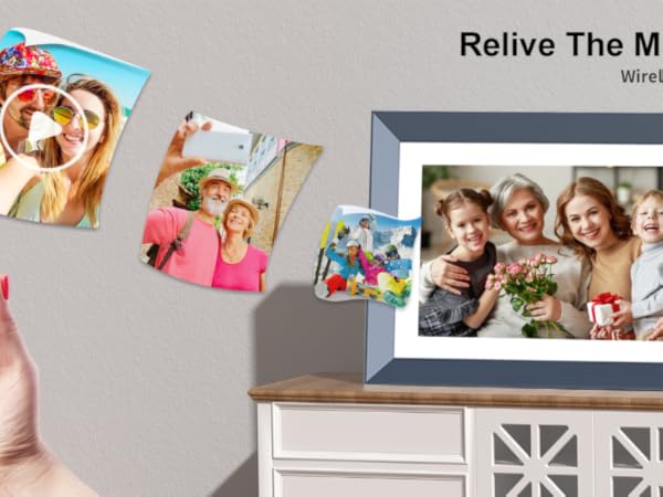 Dual-WiFi Digital Frame IPS Panel