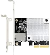 GLOTRENDS ST7357 10Gb PCI-E NIC Network Card, Single Copper RJ45 Port, with Aquantia AQtion AQC10...