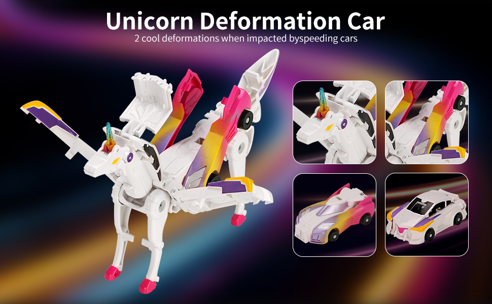 Unicorn Deformation car