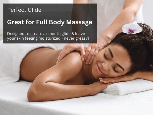 Perfect Glide - Passion massage oil is perfect for full body massage.