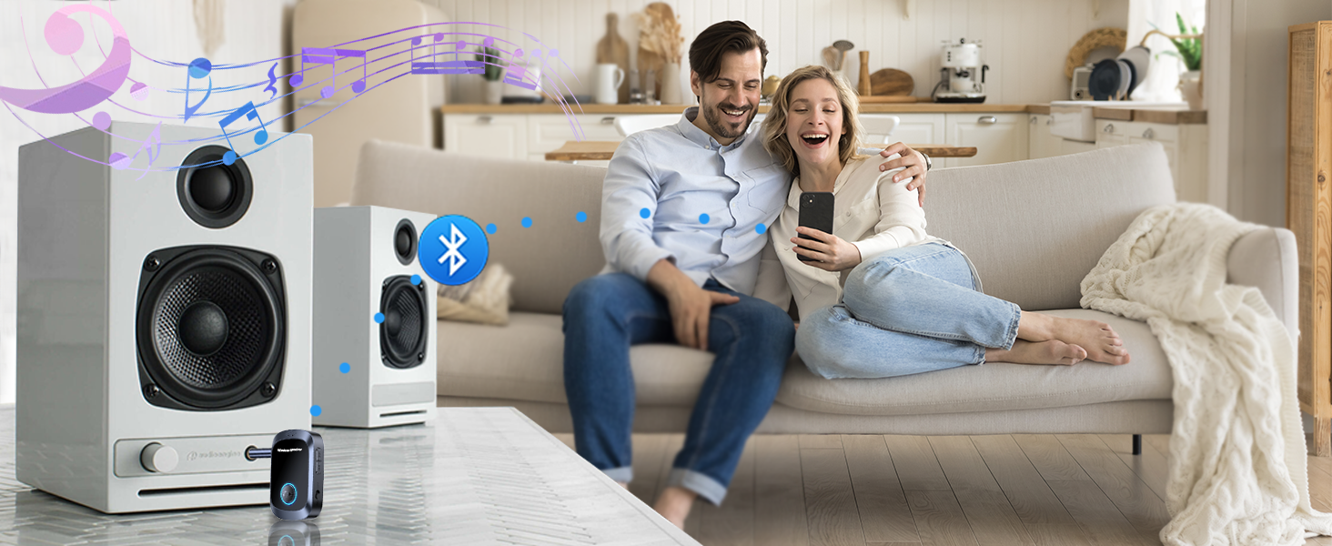 Bluetooth receiver for home stereo