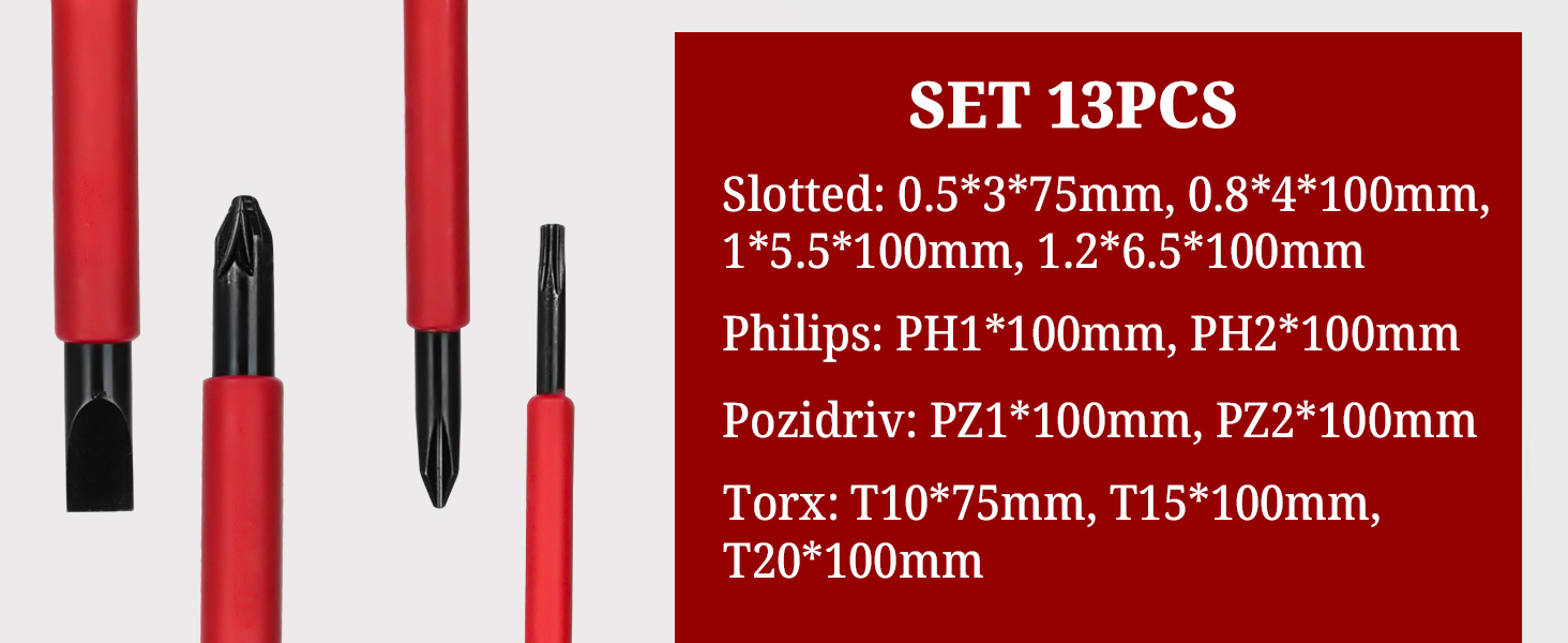 insulated screwdriver set