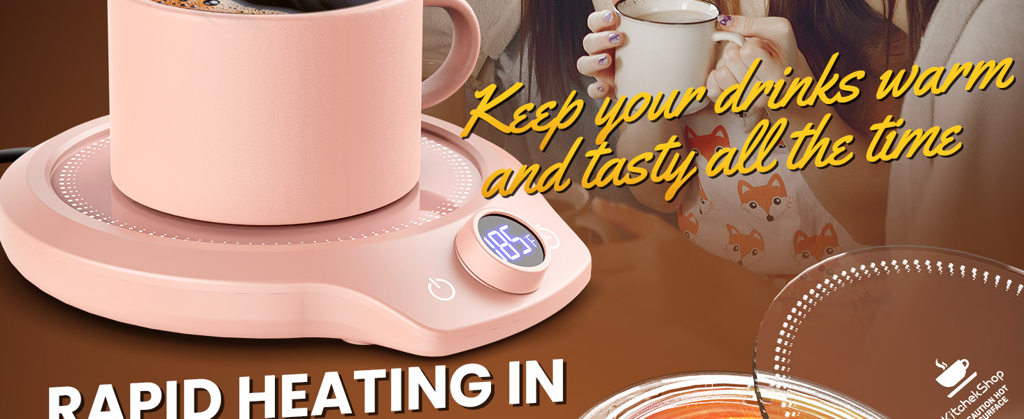 Coffee Mug Warmer - Pink