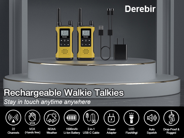 walkie talkies