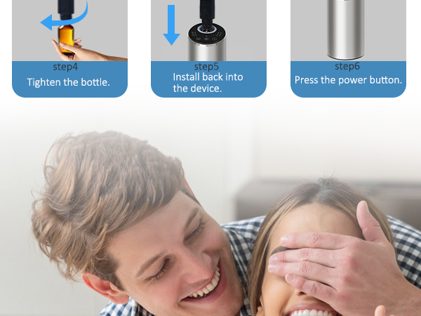 waterless diffuser essential oil scent aromatherapy sentiment portable mini freshener car home room