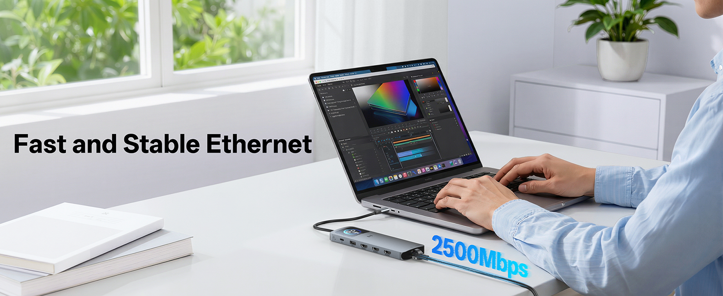 docking station with ethernet port