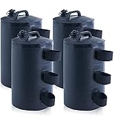 MASTERCANOPY Canopy Heavy Duty Weight Water Bag 4pcs/Pack Black