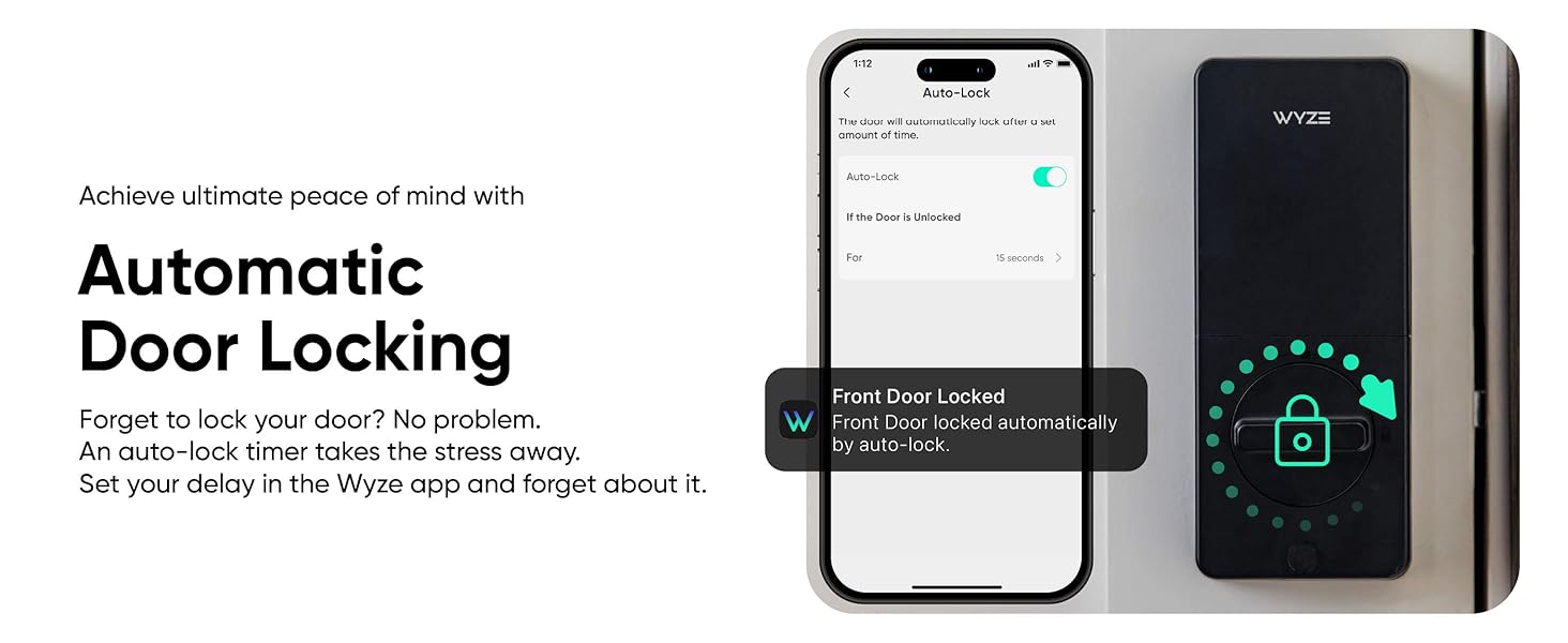 Wyze Lock Bolt v2 Auto Lock