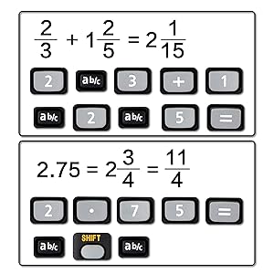 Fraction calculations