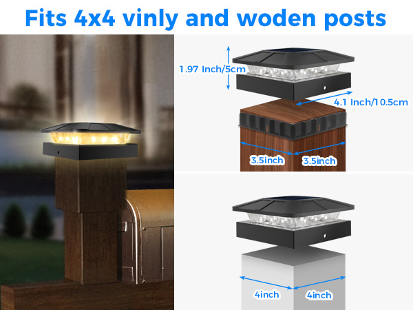 solar post light