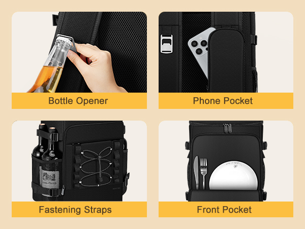 Multifunctional cooler backpack