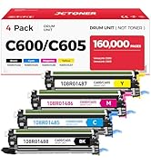 C600 C605 Drum Unit Color Imaging Drum 4-Pack Replacement Compatible with Xerox VersaLink C600 C6...
