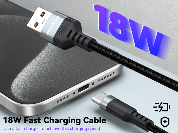 type c charger fast charging 20ft