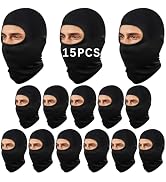 Anpuimult black Ski Mask for Men Balaclava Full Face Mask Summer Face Cover UV Protection Men Wom...