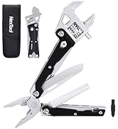 NexTool W4 Adjustable Ratchet Wrench Multitool, 11-IN-1 Foldable EDC Tool with Pliers, Knife, Saw...