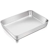 TeamFar Lasagna Pan, 12?’’ x 9¾’’ x 2’’, Stainless Steel Rectangular Cake Brownie Casserole Pan F...