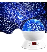 MOKOQI Star Night Light Projector for Kids with Timer - Glow in The Dark Stars and Moon, Best Gif...