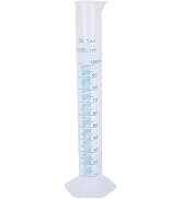 1PC 100ml Plastic Graduated Cylinder - Transparent Measuring Cylinder Set for Science Lab Experim...