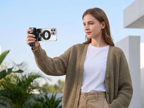 Magnetic Phone Selfie Stick Tripod with Wireless Remote