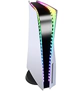 Auarte LED Light Strip Compatible with Playstation 5/PS5 Slim Disc & Digital Edition, 5050 RGB LE...