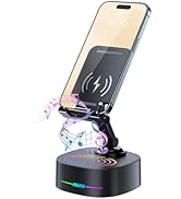 Bluetooth Speaker with Wireless Charging and Cell Phone Stand,Best Speaker Stand for iPhone/iPad/...