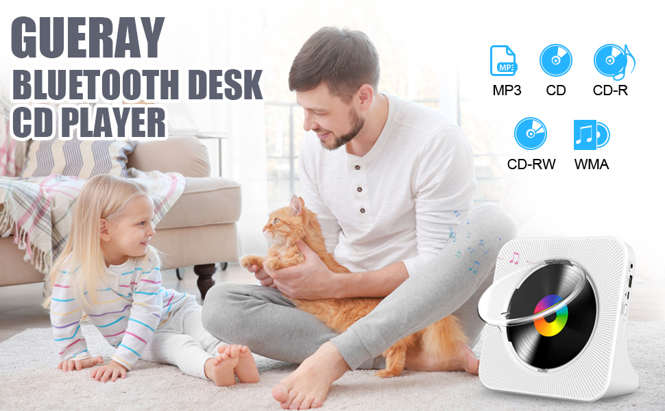 Gueray Kpop Bluetooth CD Player 