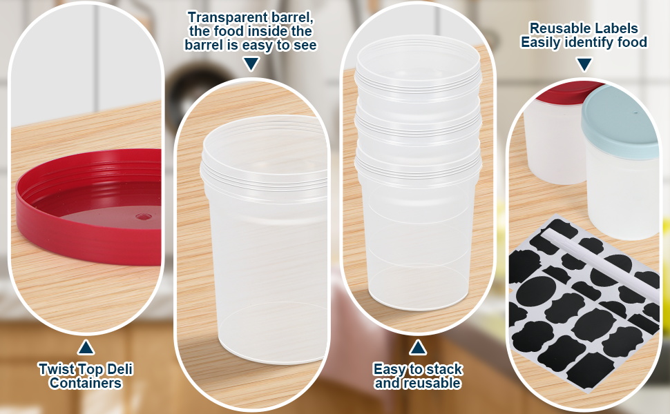 Deli Containers With lids
