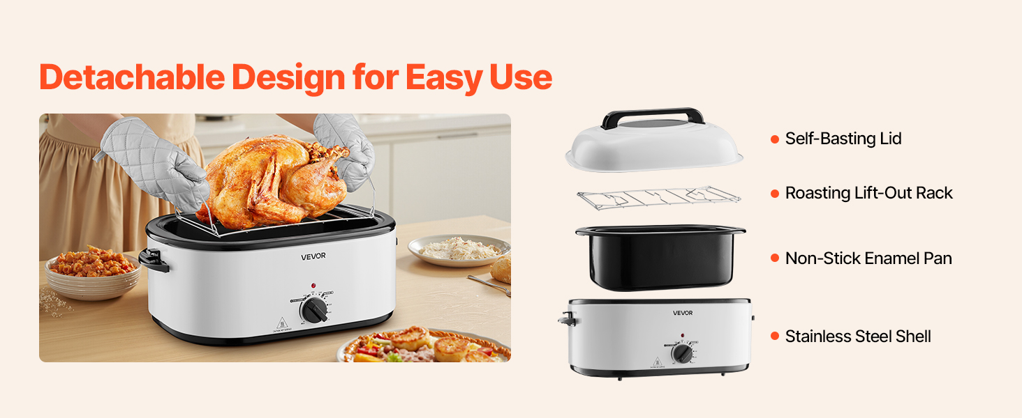 multifunctional electric roaster oven