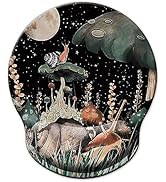 Mouse Pad with Wrist Support, Ergonomic Mouse Pad with Memory Foam Wrist Rest Cushion, Non-Slip R...