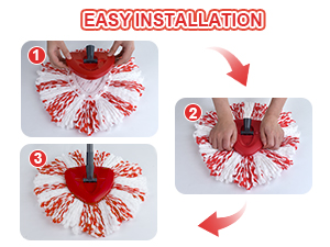  O-Cedar Deep Clean Refill Designed for the EasyWring Spin Mop System