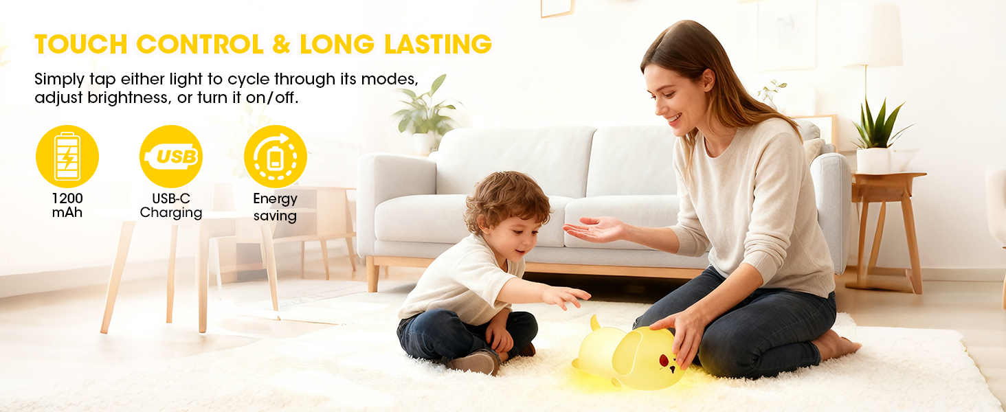 TOUCH CONTROL &amp;amp; LONG LASTING